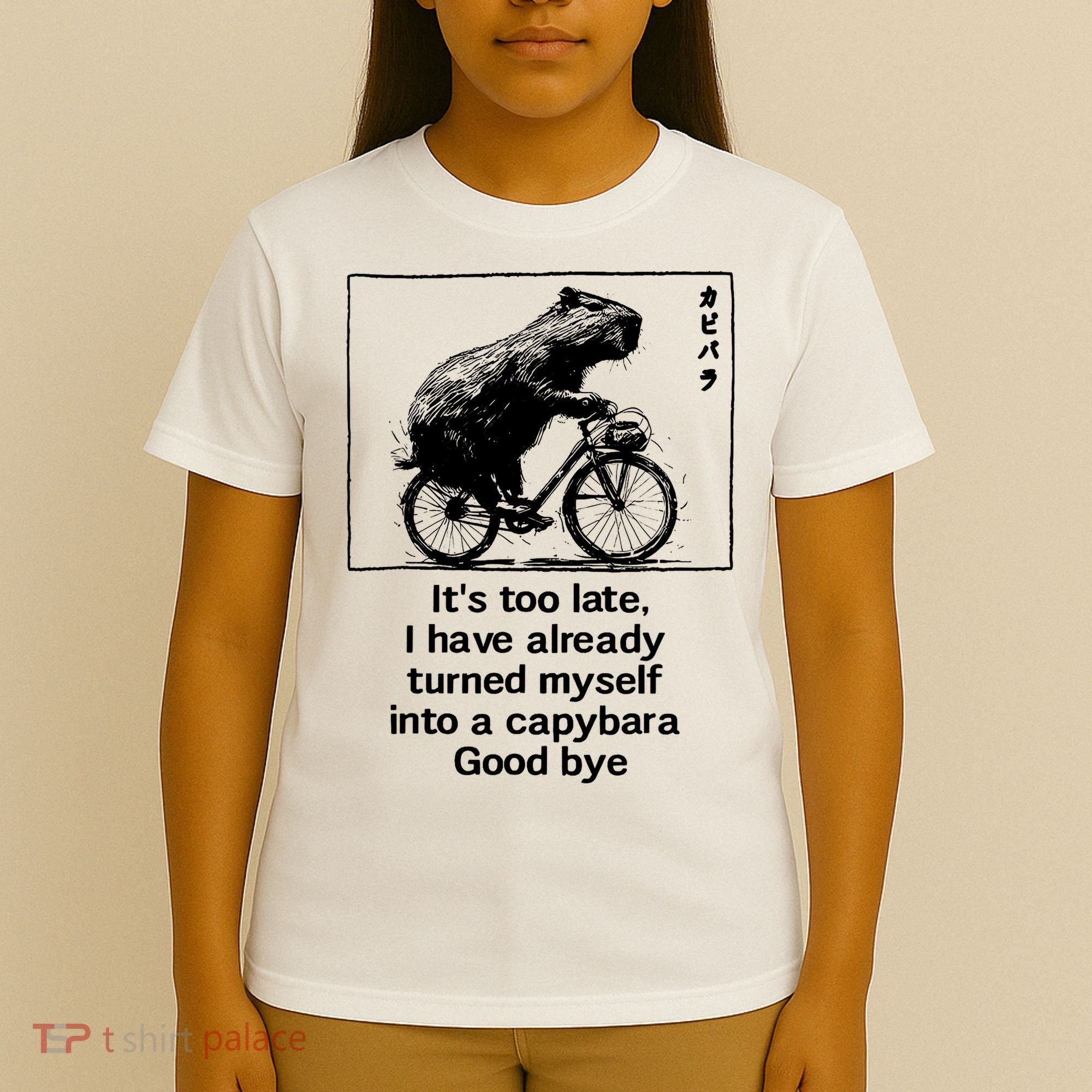 it's too late i have already turned myself into a capybara  T-Shirt