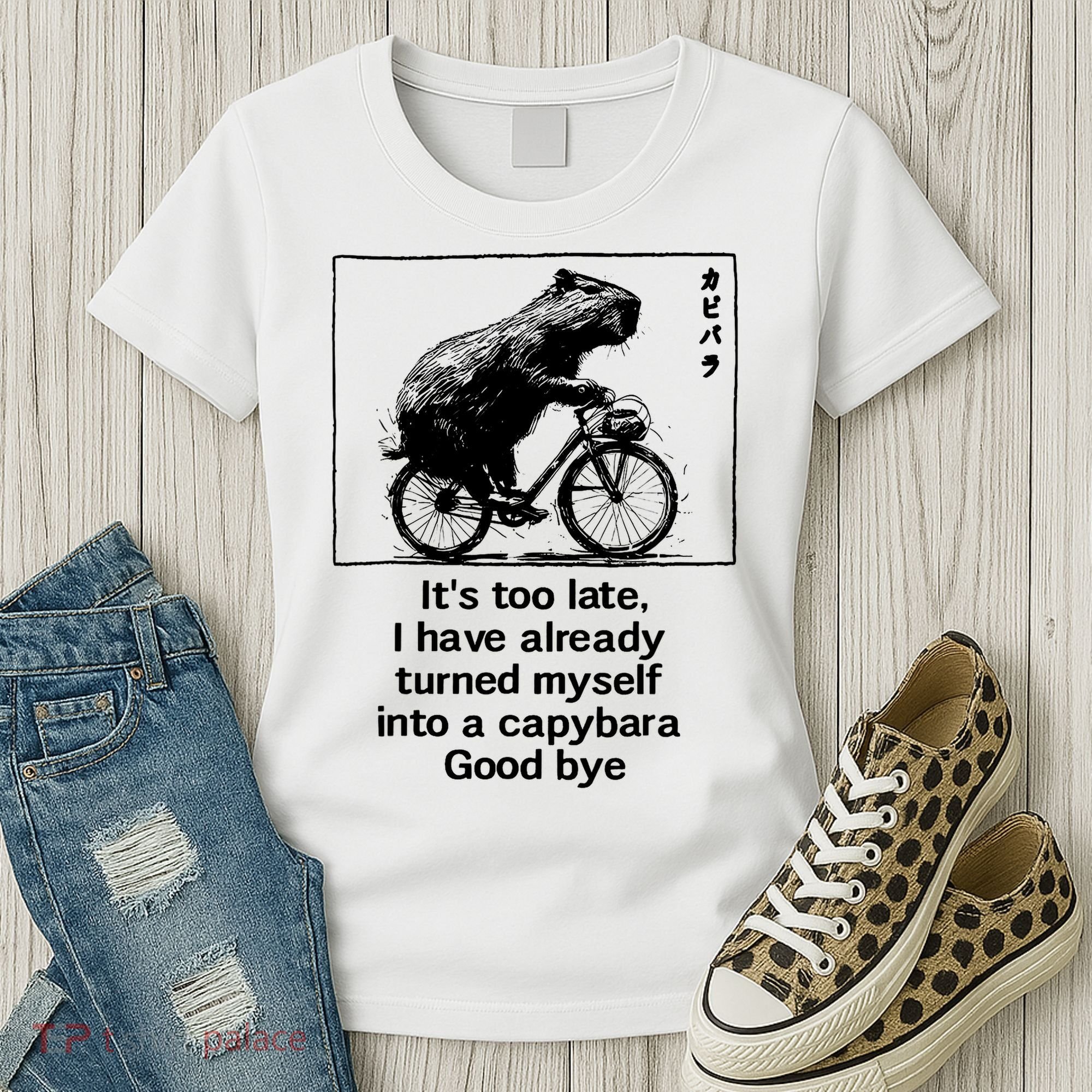 it's too late i have already turned myself into a capybara  Women's T-Shirt