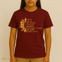 IM The Liberal Woman You Were Warned About T-Shirt thumb 4