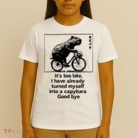 ItS Too Late I Have Already Turned Myself Into A Capybara T-Shirt thumb 4