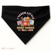 I Teach Little Smart Cookies To Talk Back Speech Therapy USA-Made Doggie Bandana thumb 0