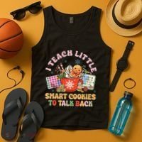 I Teach Little Smart Cookies To Talk Back Speech Therapy Tank Top thumb 4