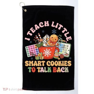 I Teach Little Smart Cookies To Talk Back Speech Therapy Golf Towel