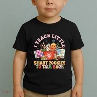 I Teach Little Smart Cookies To Talk Back Speech Therapy Toddler T-Shirt thumb 2