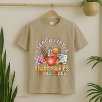 I Teach Little Smart Cookies To Talk Back Speech Therapy T-Shirt thumb 2