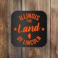 Illinois The Land Of Lincoln Coaster thumb 0