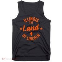 Illinois The Land Of Lincoln Tank Top thumb 0