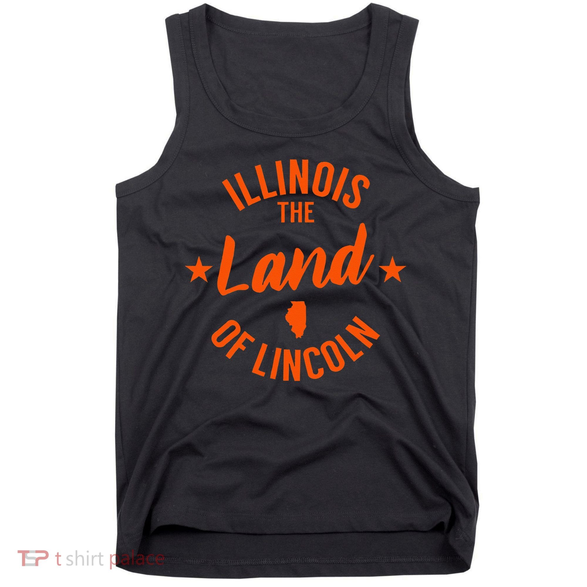Illinois The Land Of Lincoln Tank Top