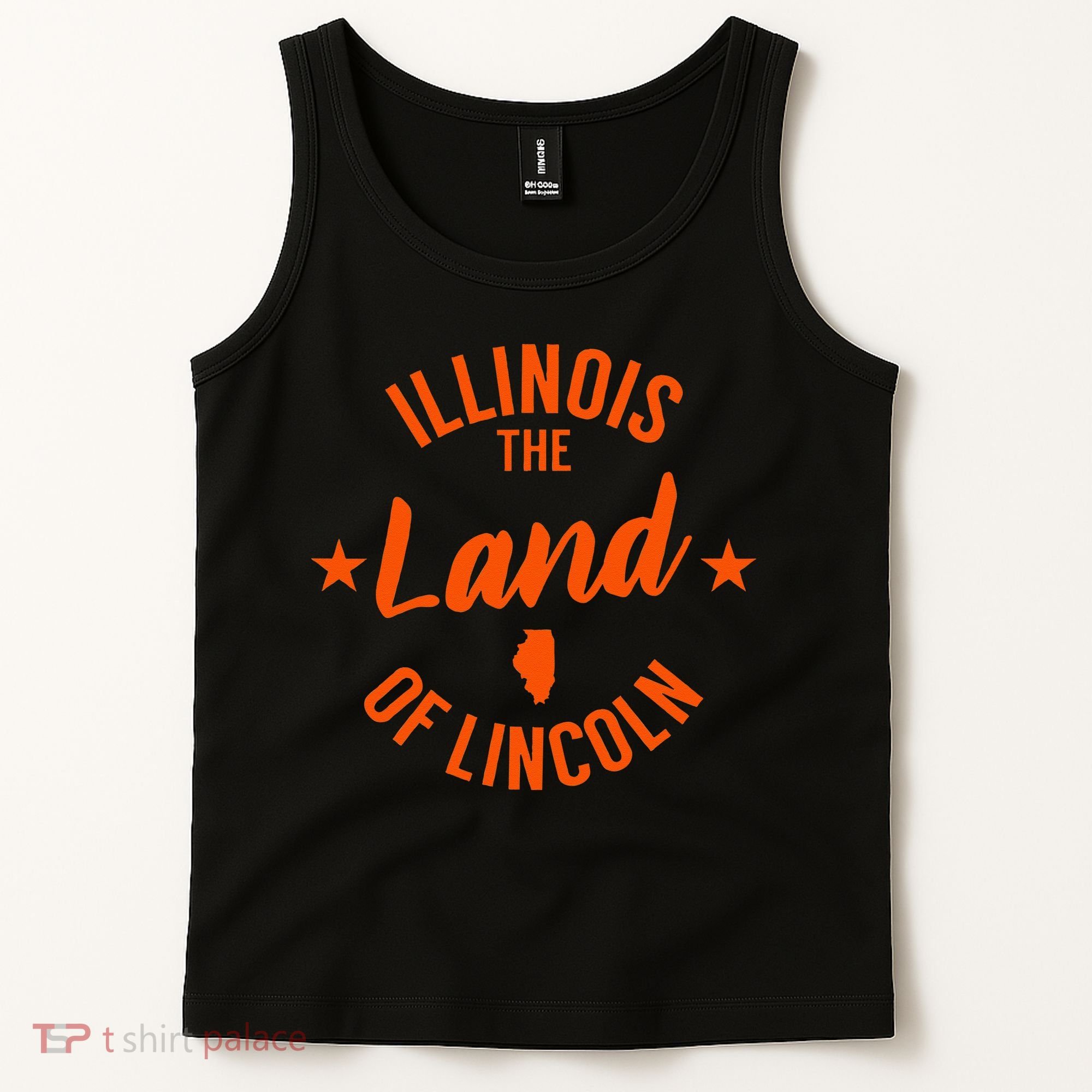 Illinois The Land Of Lincoln Tank Top