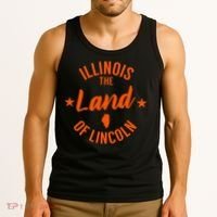 Illinois The Land Of Lincoln Tank Top thumb 3