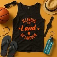 Illinois The Land Of Lincoln Tank Top thumb 4