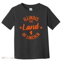 Illinois The Land Of Lincoln Toddler T-Shirt thumb 0