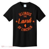 Illinois The Land Of Lincoln Kids T-Shirt thumb 0