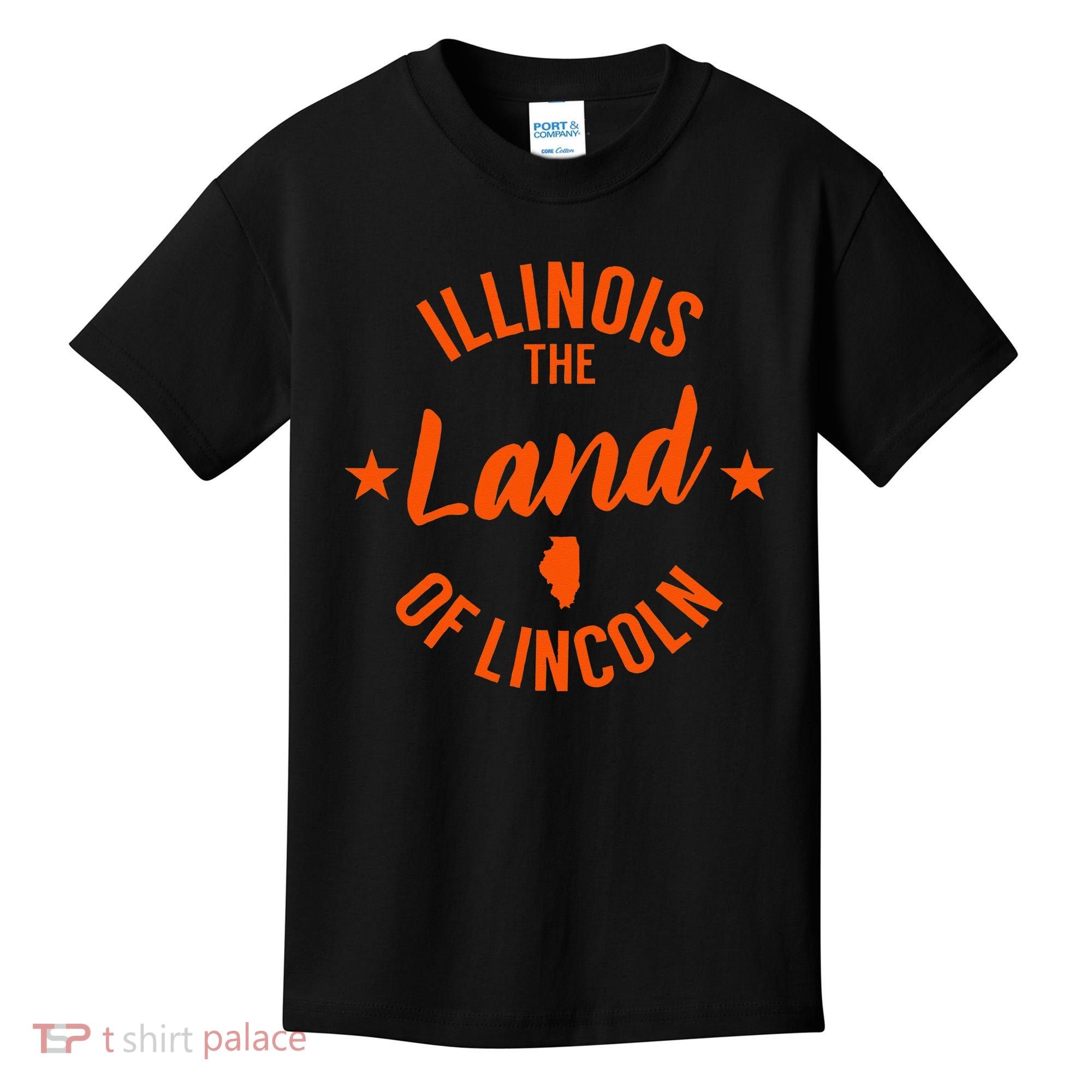 Illinois The Land Of Lincoln Kids T-Shirt