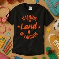 Illinois The Land Of Lincoln Kids T-Shirt thumb 3
