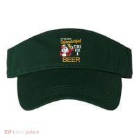 It's The Most Wonderful Time For A Beer Funny Santa Christmas Visor thumb 0