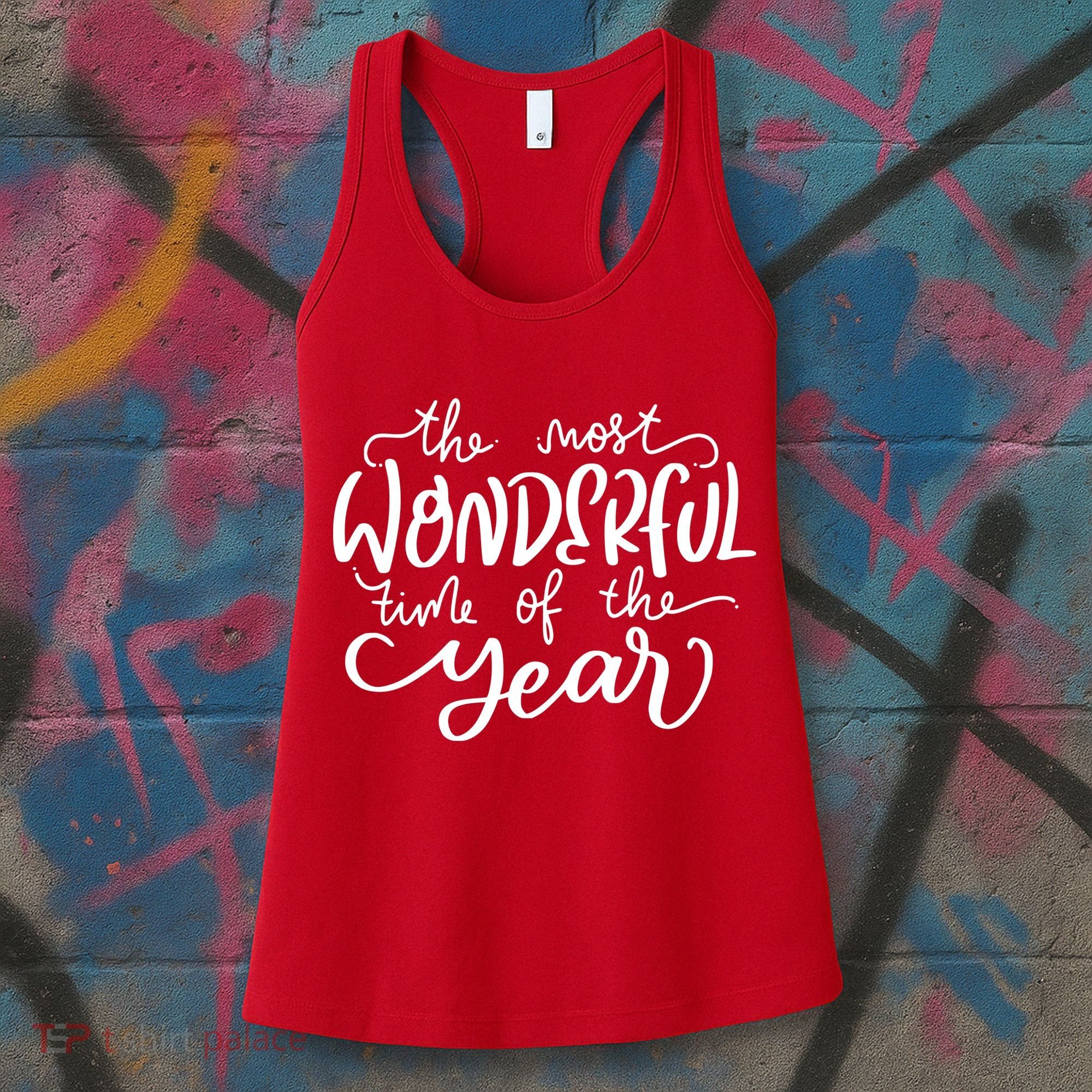 It's The Most Wonderful Time Of The Year Christmas Holiday Women's Tank Top
