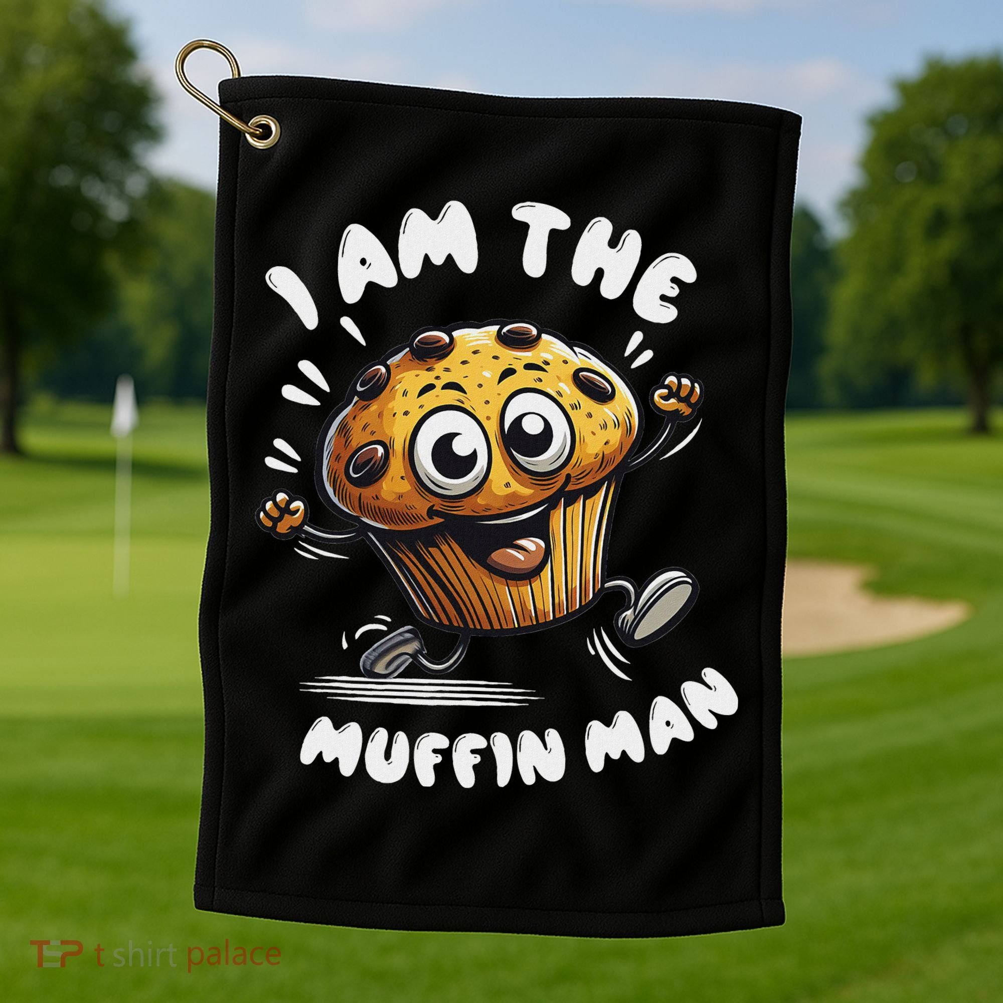 IM The Muffin Man! Muffin Golf Towel