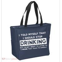 I Told Myself That I Should Stop Drinking Tote Bag thumb 2