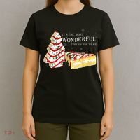Its The Most Wonderful Time Of The Year Snack Cake Christmas T-Shirt thumb 4