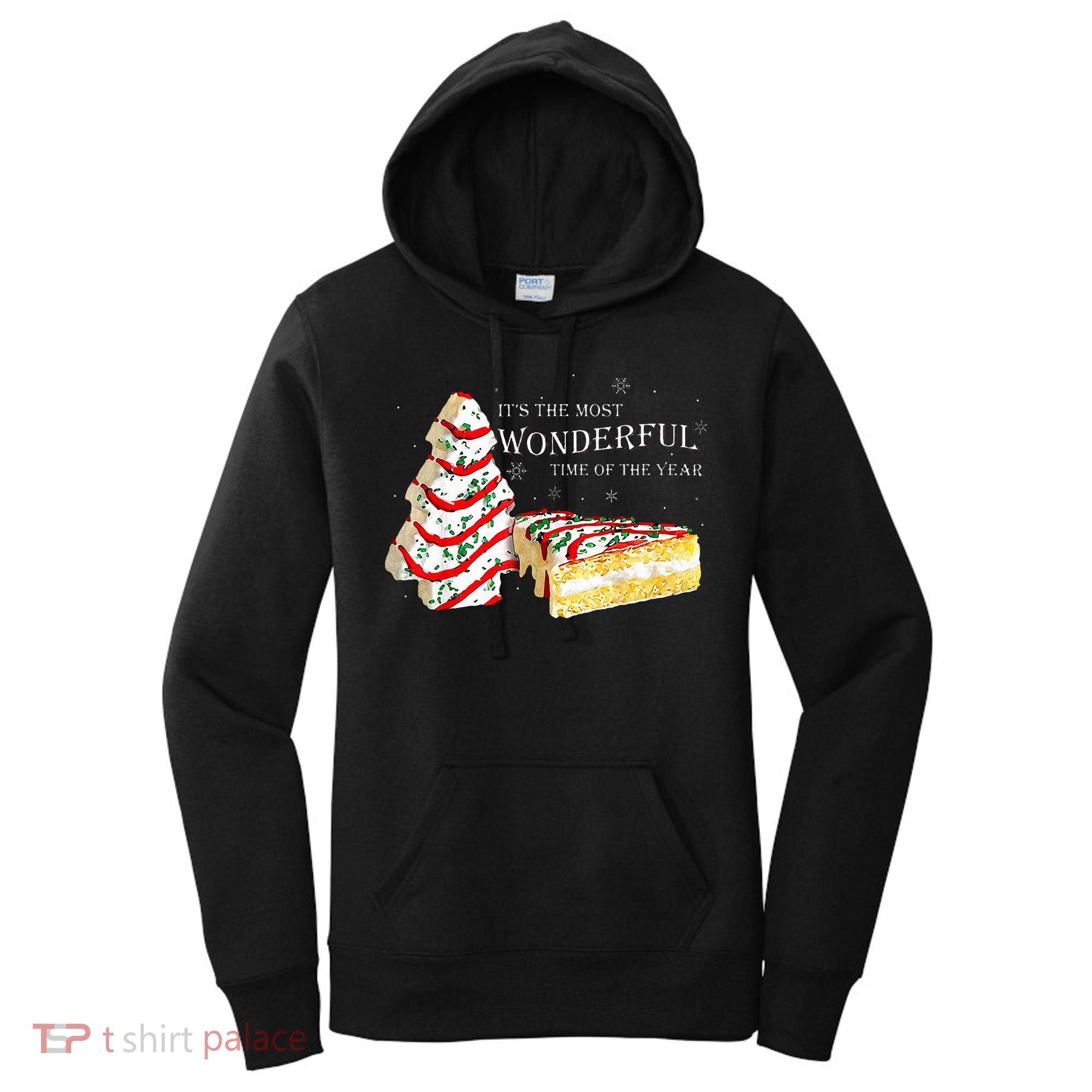 Its The Most Wonderful Time Of The Year Snack Cake Christmas Women's Hoodie