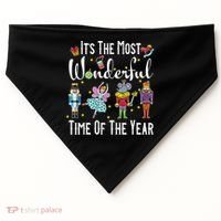 It's The Most Wonderful Funny Nutcracker Squad USA-Made Doggie Bandana thumb 0