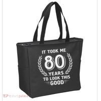 It Took Me 80 Years To Look This Good 80th Birthday Tote Bag thumb 2