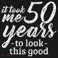 It Took Me 50 Years To Look This Good Funny 50th Birthday Doggie Tank thumb 4