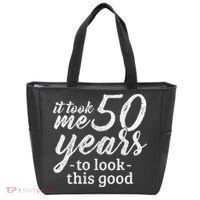 It Took Me 50 Years To Look This Good Funny 50th Birthday Tote Bag thumb 0