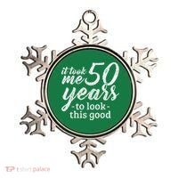 It Took Me 50 Years To Look This Good Funny 50th Birthday Ornament thumb 0