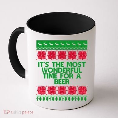 Its The Most Wonderful Time For A Beer Christmas Coffee Mug