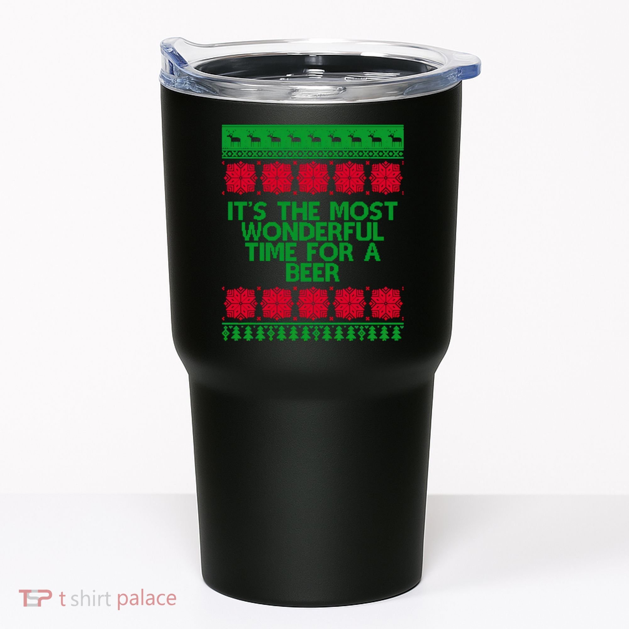 Its The Most Wonderful Time For A Beer Christmas Tumbler