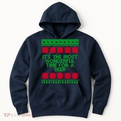 Its The Most Wonderful Time For A Beer Christmas Hoodie
