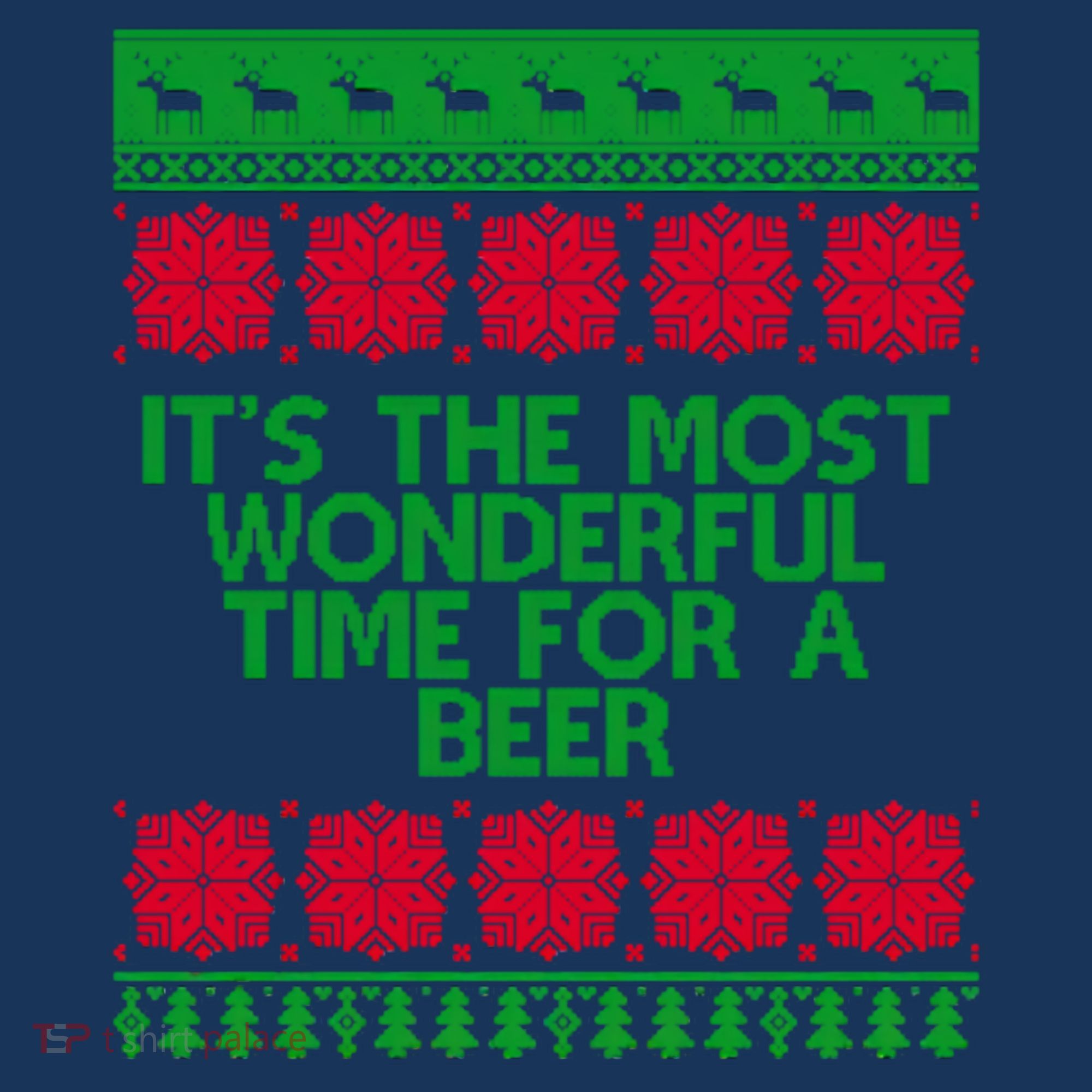 Its The Most Wonderful Time For A Beer Christmas Mousepad