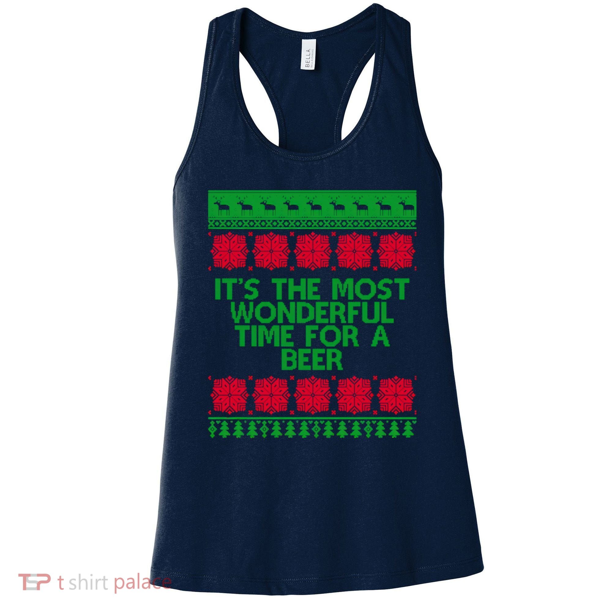 Its The Most Wonderful Time For A Beer Christmas Women's Tank Top