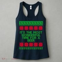 Its The Most Wonderful Time For A Beer Christmas Women's Tank Top thumb 3