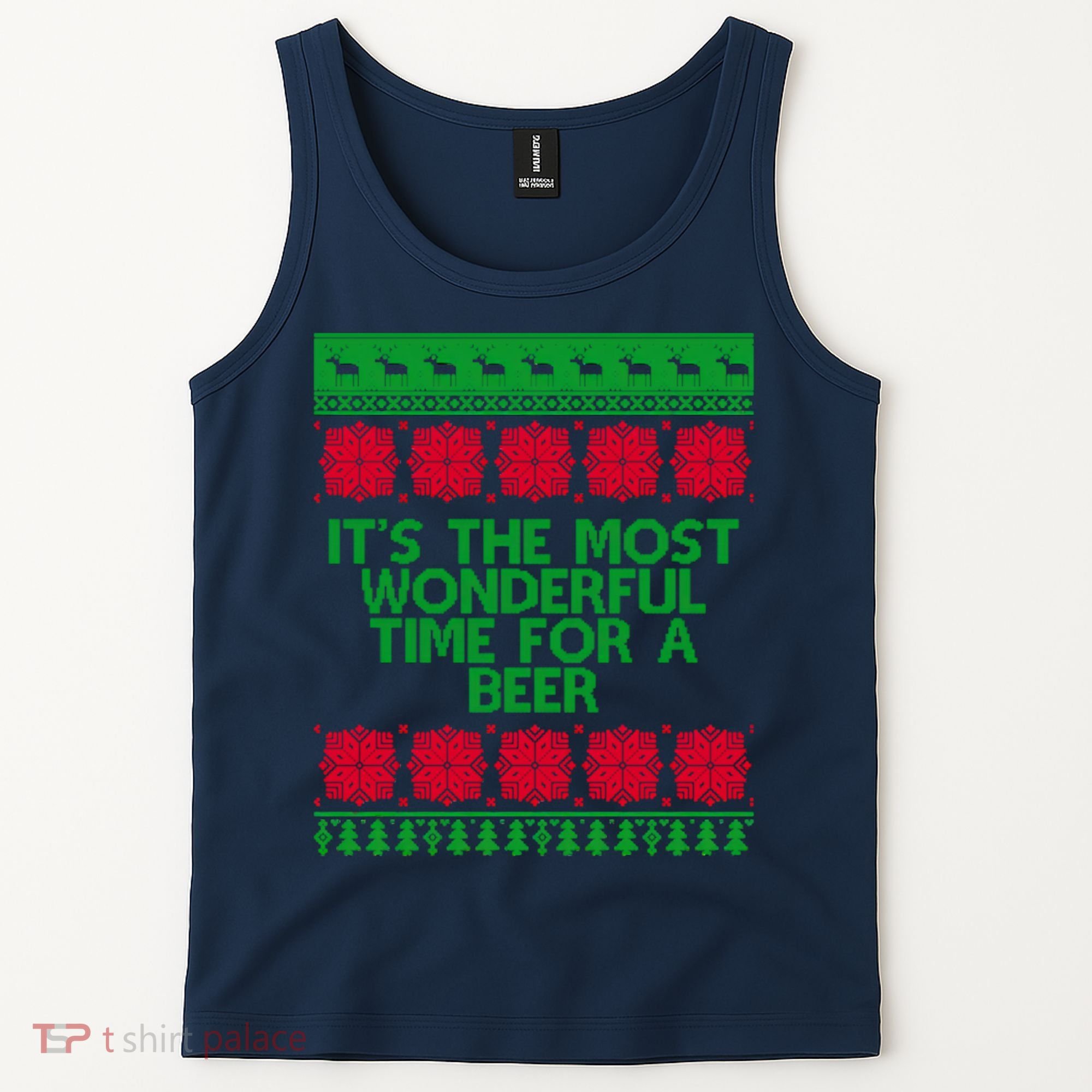 Its The Most Wonderful Time For A Beer Christmas Tank Top
