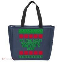 Its The Most Wonderful Time For A Beer Christmas Tote Bag thumb 0