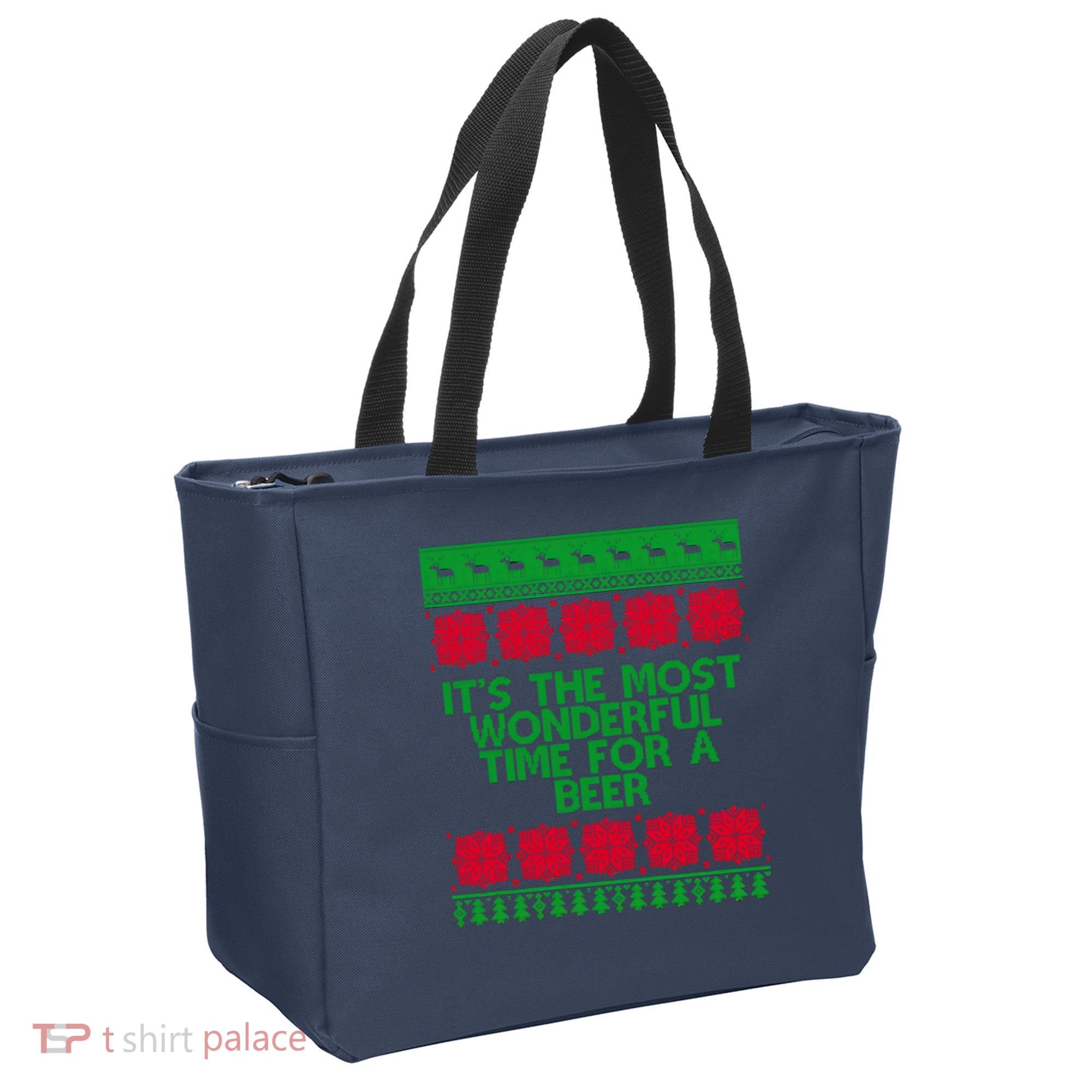 Its The Most Wonderful Time For A Beer Christmas Tote Bag