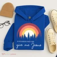 In The Morning When I Rise Give Me Jesus Hoodie thumb 4