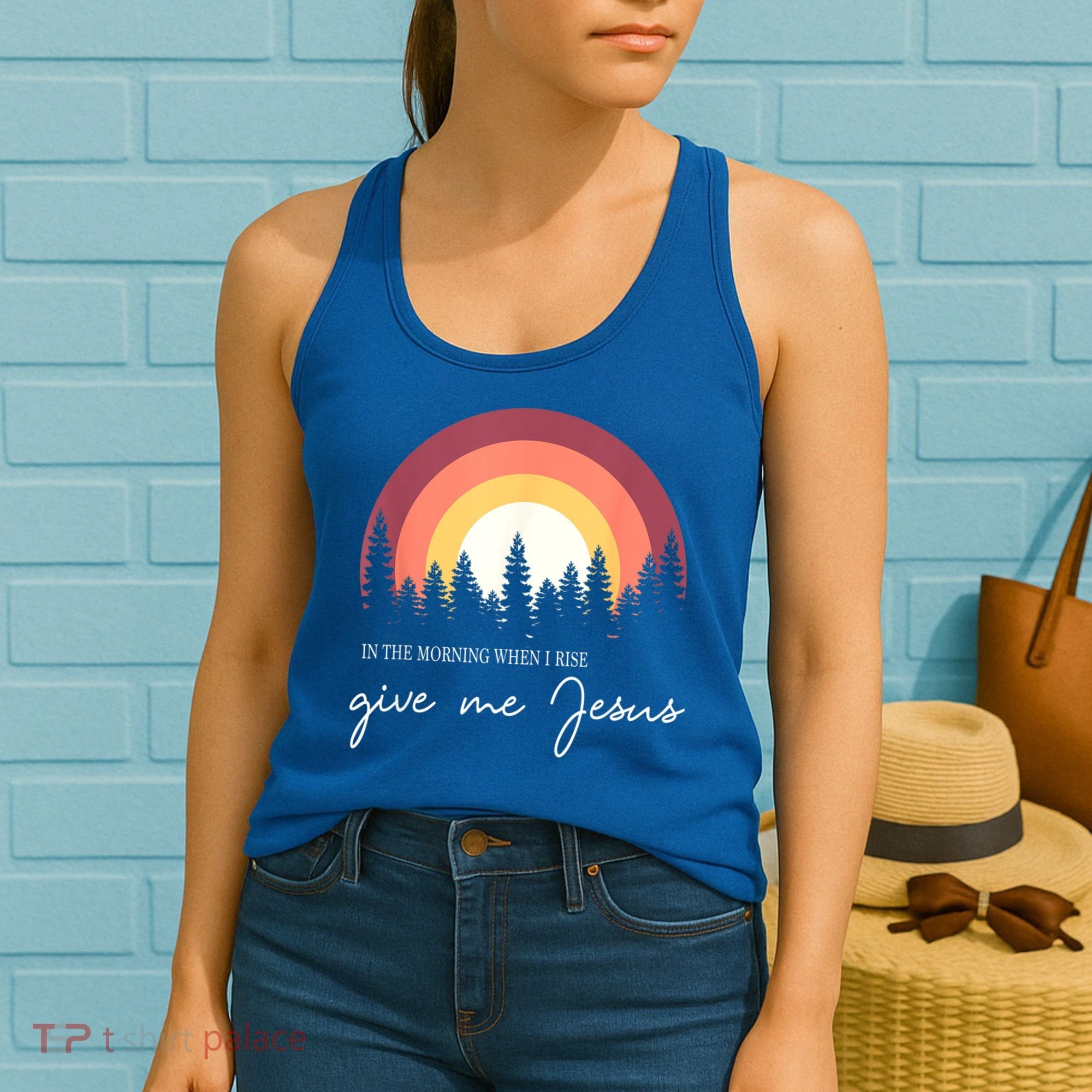 In The Morning When I Rise Give Me Jesus Women's Tank Top