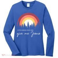 In The Morning When I Rise Give Me Jesus Women's Long Sleeve Shirt thumb 0