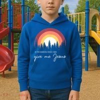 In The Morning When I Rise Give Me Jesus Kids Hoodie thumb 2