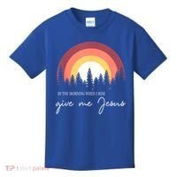 In The Morning When I Rise Give Me Jesus Kids T-Shirt thumb 0