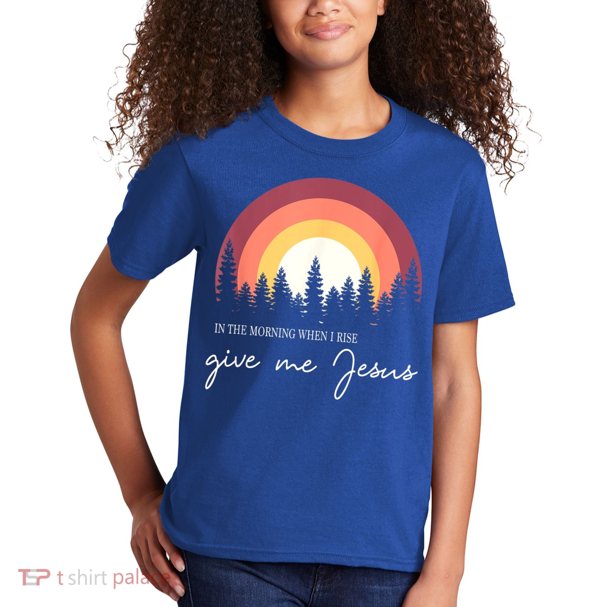 In The Morning When I Rise Give Me Jesus Kids T-Shirt