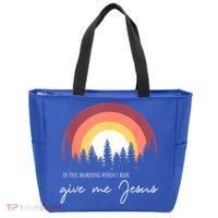 In The Morning When I Rise Give Me Jesus Tote Bag thumb 0