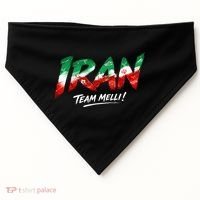 Iran Team Melli Soccer Fan Apparel USA-Made Doggie Bandana thumb 0