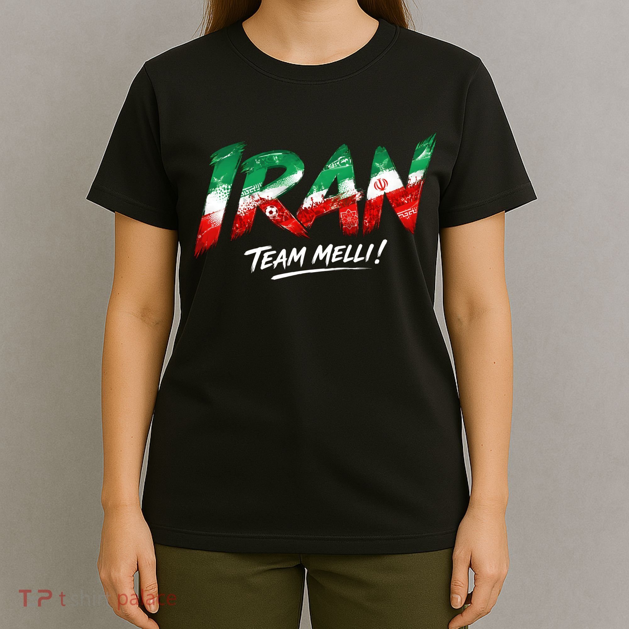 Iran Team Melli Soccer Fan Apparel T-Shirt