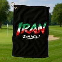 Iran Team Melli Soccer Fan Apparel Golf Towel thumb 1