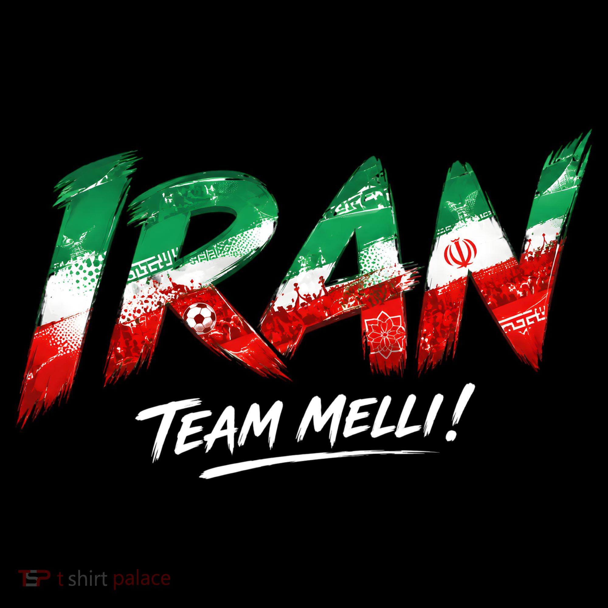 Iran Team Melli Soccer Fan Apparel Women's T-Shirt
